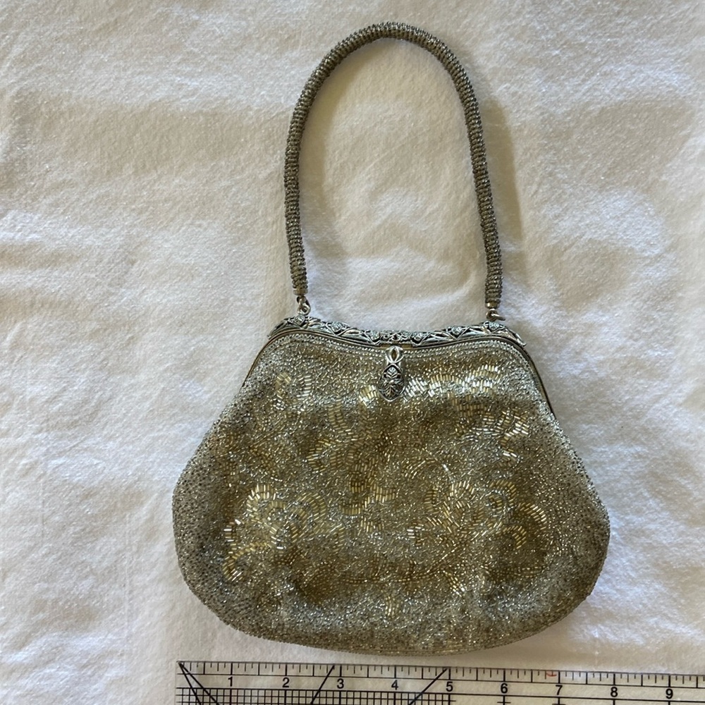 Vintage Japanese Beaded Purse Clutch